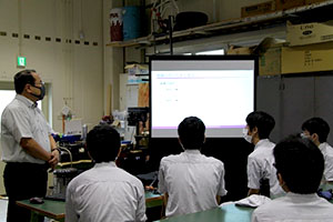 堺高校　電気自動車講習